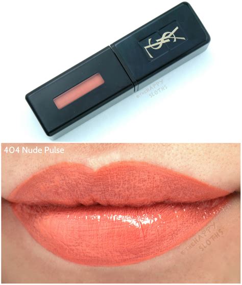 ysl 404 review|YSL Nude Pulse (404) Vinyl Cream Lip Stain Review & Swatches .